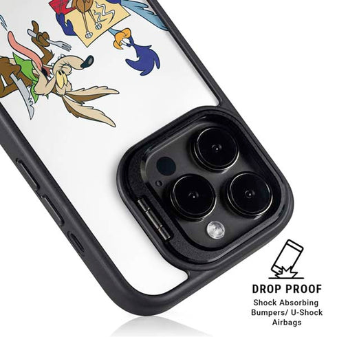 Looney Tunes Road Runner Wile E Coyote Food iPhone 15 Pro Kickstand Case